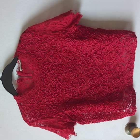 Zara red top - Picture 1 of 9
